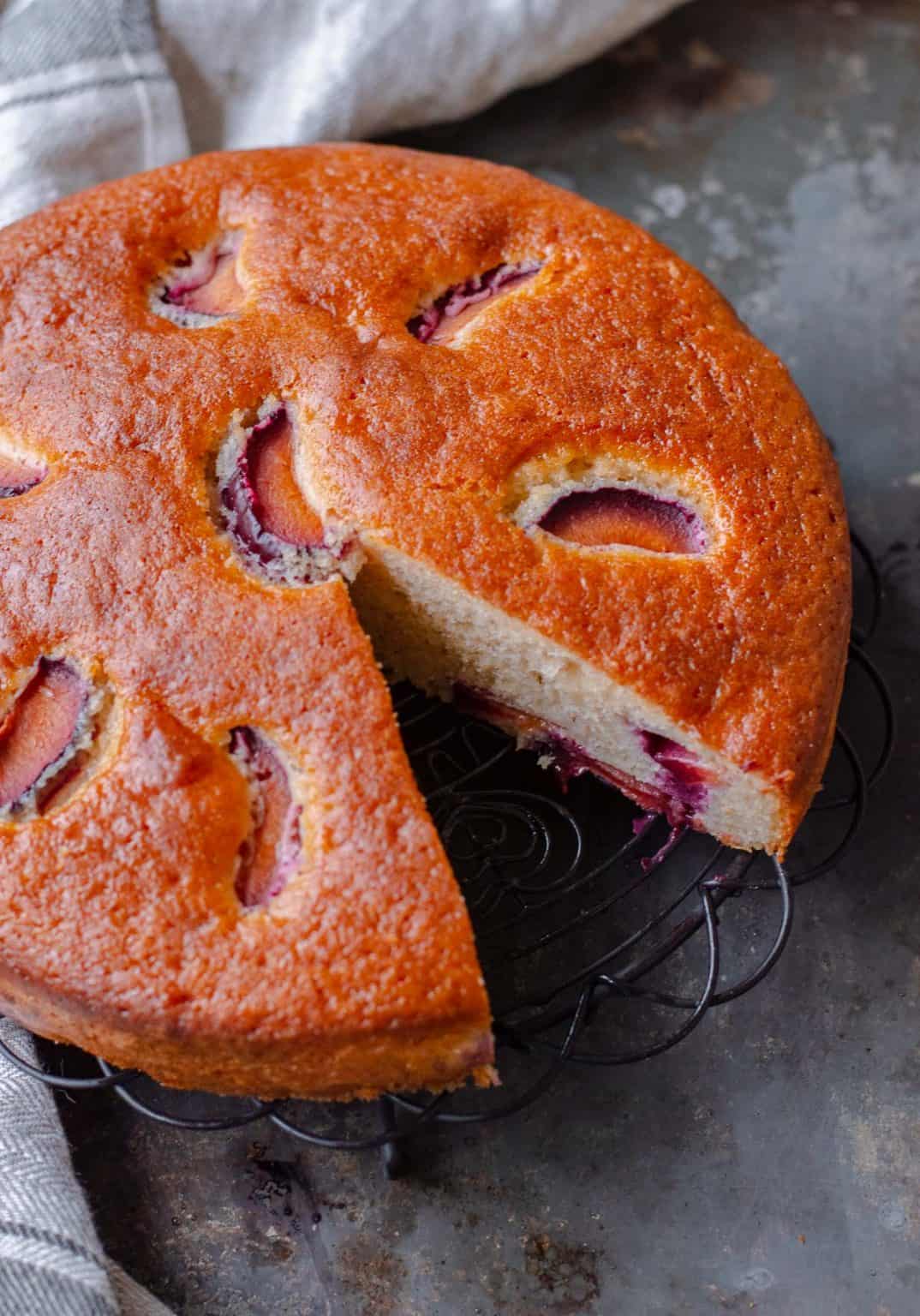 Plum Yogurt Cake Easy Deliciousness