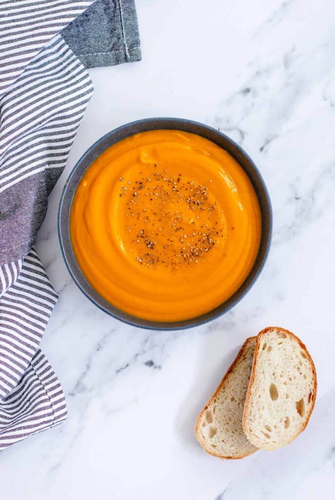 Sweet Potato and Carrot Soup Easy Deliciousness
